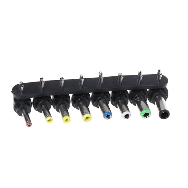 8-i-1 Universal for DC strømlader Supply Adapter Jack Plug Connector for Lapto