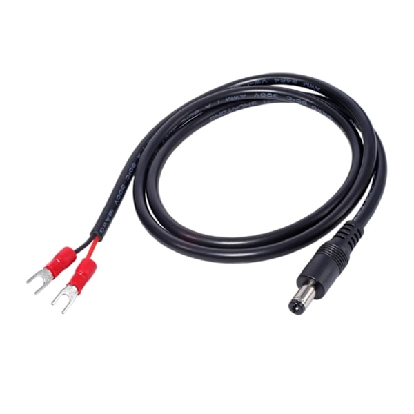 Luotettava DC5,5x2,1 mm power DC5521 - 2-nastainen DC10A latauskaapelin haarukkamainen liitin LED-valoreitittimelle
