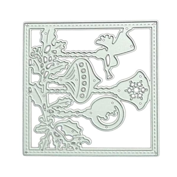 Dekorative udstansningsforme til jul til børns julekortfremstilling DIY scrapbooking