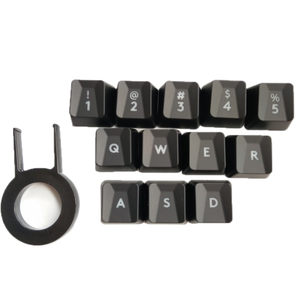 Mekaniskt tangentbord 12 st för Key Caps för Key Caps med Keycap Puller för G413 G613 G910 G810 G310 Bakgrundsbelysta Keycaps