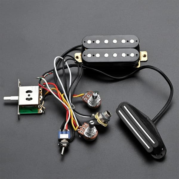 1T1V Kabelhärva Förkopplad Elgitarr Pickup Gitarr Kabelhärva