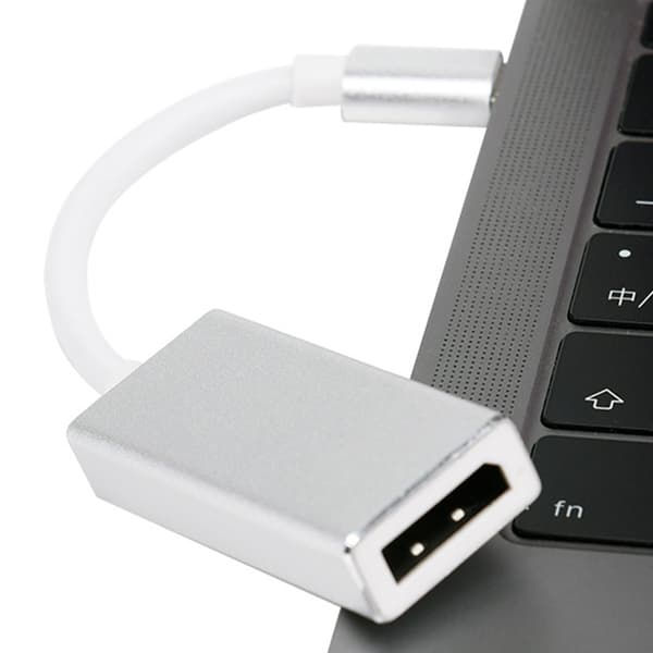 USB C til DP Adapter Kabel Ledning Kompatibel til Laptops Mobiltelefon