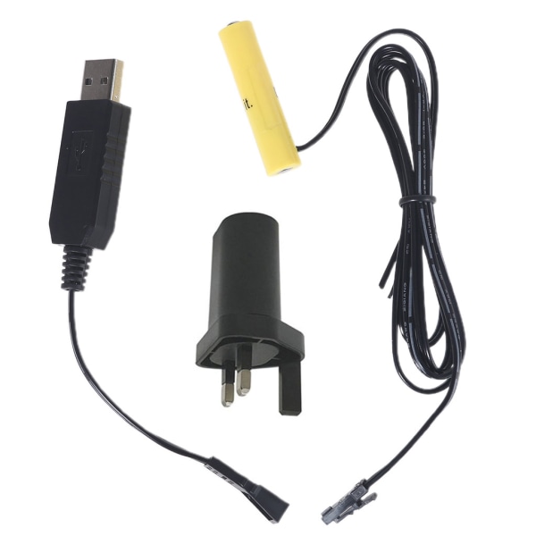 110 cm kabel USB til AAA Batteri Eliminator for skjeggtrimmer Tannbørste Sminkespeil Termostat Klokkelykt og mer