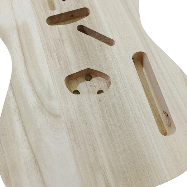 Trägitarr Tunna Gitarrkropp Handgjord DIY Elgitarr Kroppsdelar