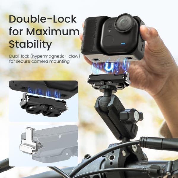 Holdbarhed Magnetisk Quick Release Adapter Til GO Ultra Kamera Sikker Montering