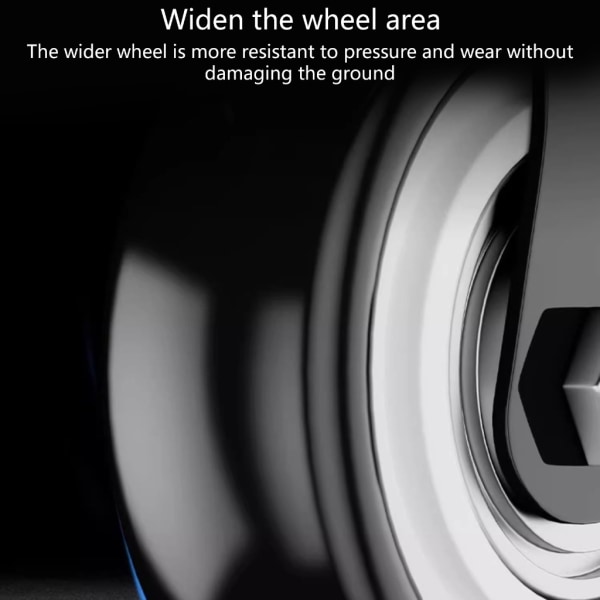 Paketti 4 Universal Wheels Sileät ja hiljaiset polyuretaanipyörät huonekaluihin null - B