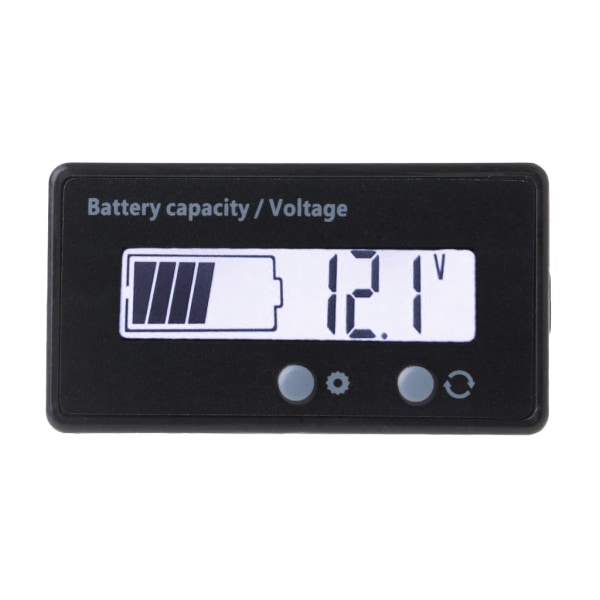 12V/24V/36V/48V batterikapacitet og volt tester til lithiumbatterier holdbar