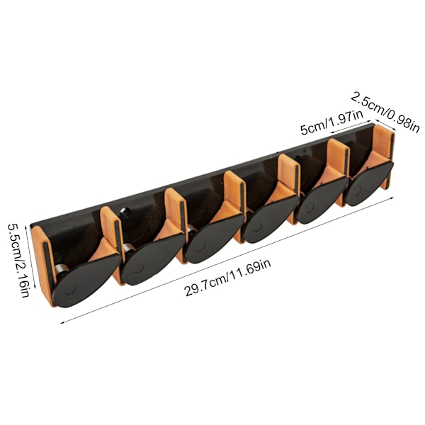 Fiske stang rack til garage stang rack til 6 stang, fiske stang holder