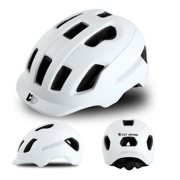 Ultralätt MTB-cykelhjälm med reflexer för män, kvinnor och unisex, för bergscykling och cykling Blue