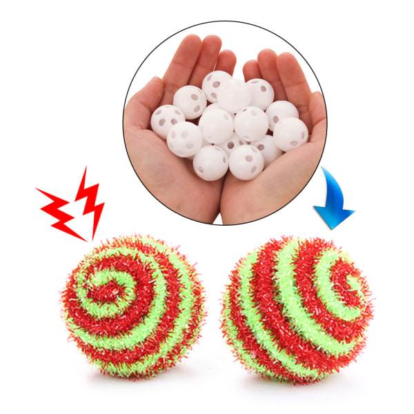 Rund for Doll Noise Maker Squeaker Rattle Insert DIY Crafts Plysjleketilbehør 24mm