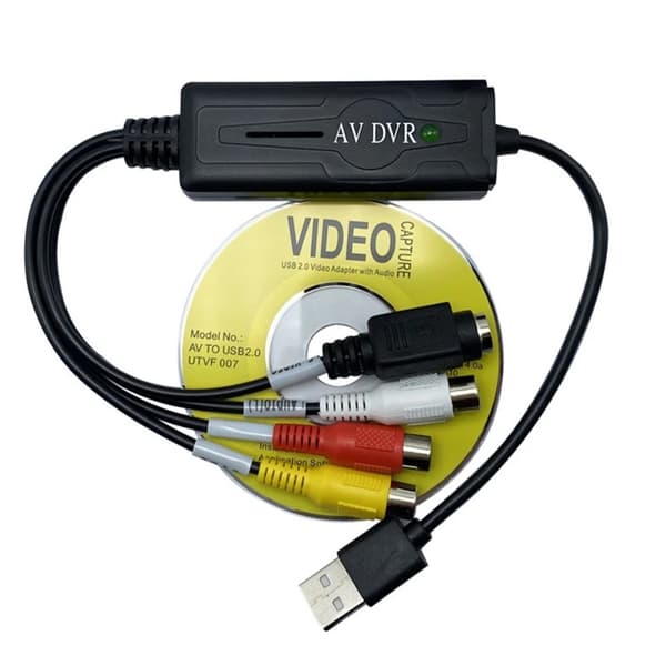 USB 2.0 Video Capture Card til DVR-konvertere Capture Card-adapter til pc