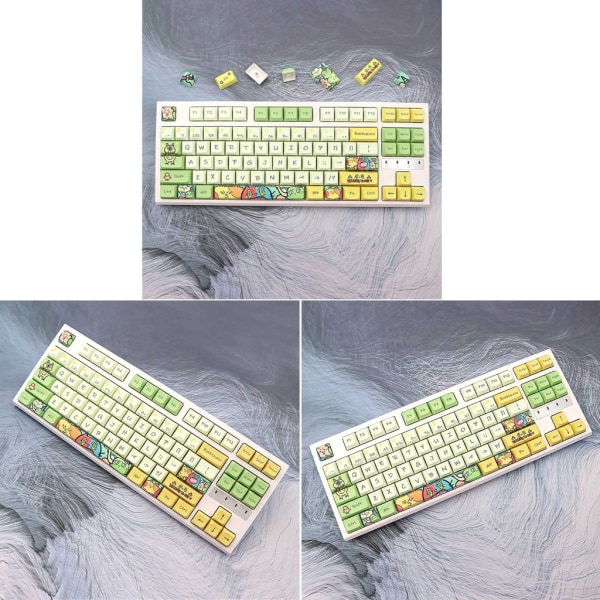 135 nycklar Smart Magic PBT Keycap XDA Profile Colorful Key Cap för MX Switchar Custom Mechanical Gaming Keyboard Caps