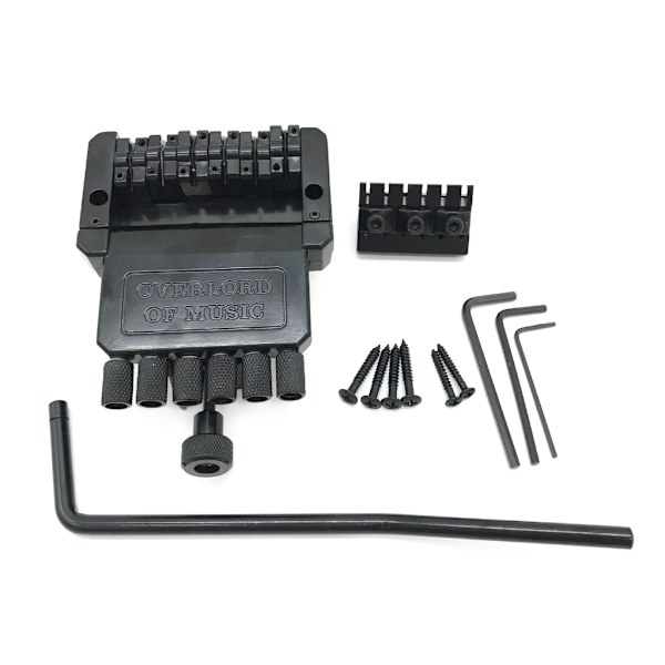 6 Strings Saddle Headless Guitar Bridge Fast Headless Guitar Bridge halestykke