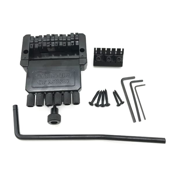 6 Strings Sadel Headless Guitar Bridge Fast Headless Guitar Bridge ändstycke