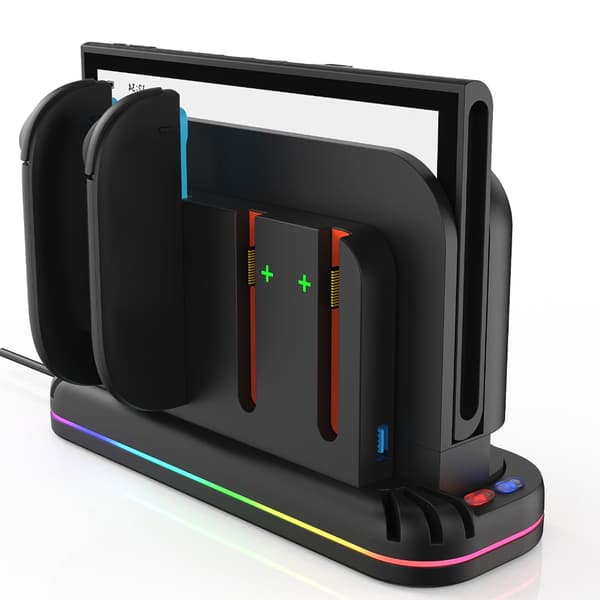 Kompakte dokk-viftekjølere pluss NS2-kontroller ladehub i plast for Switch2