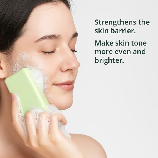Naturlig Växttvål Exfolierar Skonsamt Och Lugnar Problemhud