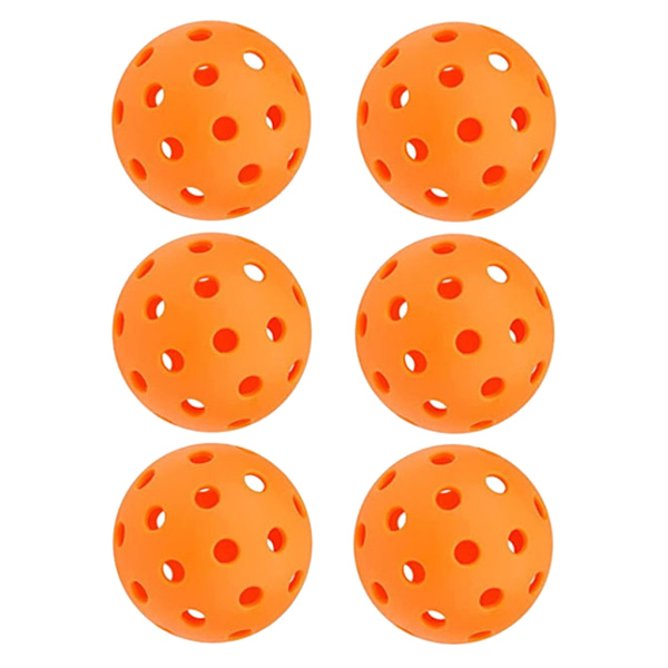 Pickleball bolde 40 huller små borede huller, holdbar og ensartet hop Hot Pink