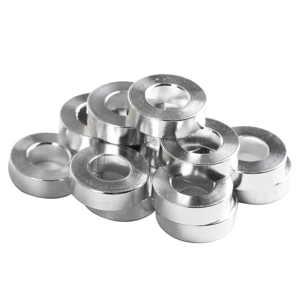 10 stk. 3D-printer Sølv Flat Skive Erstatning Aluminium Flat Skive Spacer