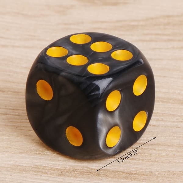 10 stk./sæt Akryl Polyhedral Terninger Til TRPG Brætspil Pink