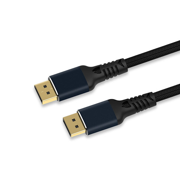 Høyeffektiv DisplayPort 2.0-ledning 1/2/3 meter 16K 60Hz 80Gbps koblingskabel Datamaskinforbindelser