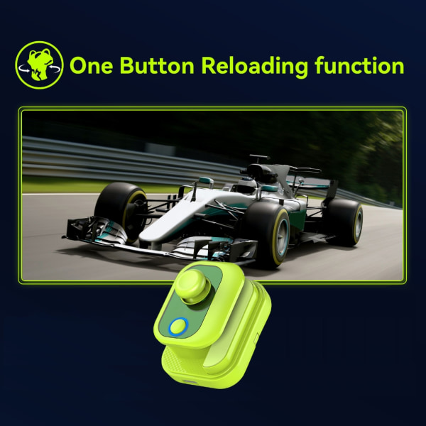 AoBing Mini Mobile Game Controller Trigger Joystick Stöder HID-MFi Spel Stöd Android iOS13.4+ för COD och andra Green