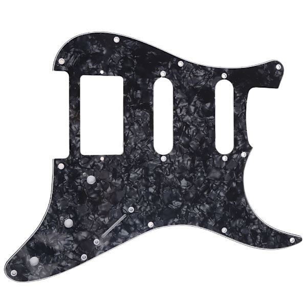 Elektrisk gitarr plektrumskydd skrap platta för Fender Strat delar 3Ply
