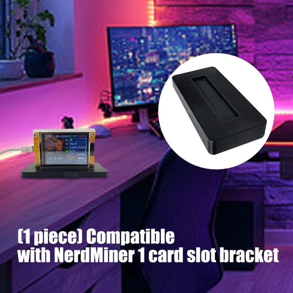 Let Samling Support Stand Til Bitcoins NerdMiner Mining Hardware 1 Slot