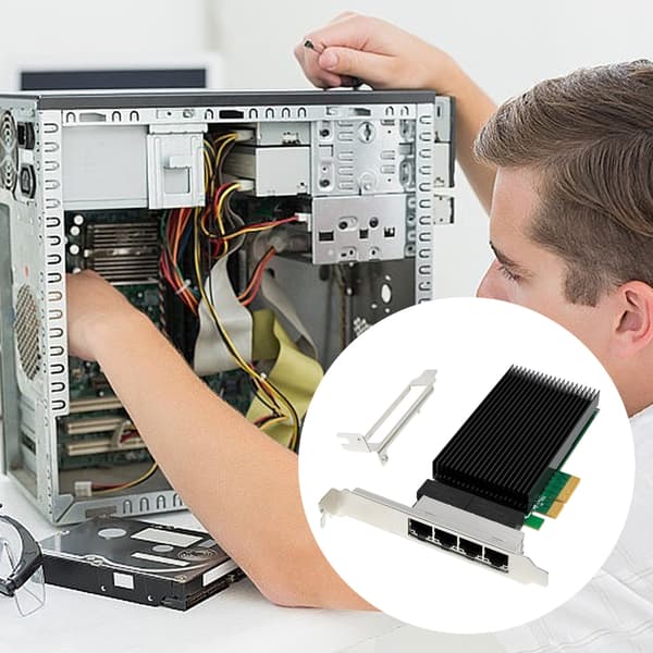 Avancerat PCIe-nätverkskort som stöder energieffektivt Ethernet