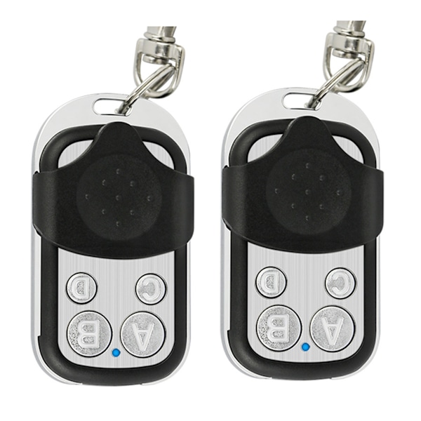 2 st - 433.92MHz Copy Remote Controller ABS Clone Remotes Auto Copy Duplikator för LiftMaster Chamberlain
