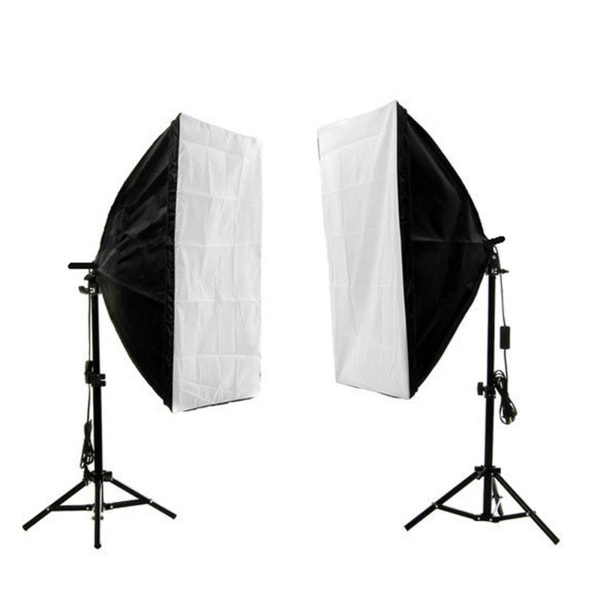Professionell fotografering Fotostudio Softbox Lighting Kit Bakgrund Ram Bakgrunder Stativ Stativ Reflector Board