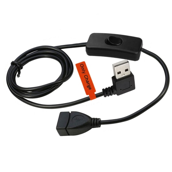 Upp/Ner/Vänster/Höger böj power , USB förlängningssladd med switchar Förlängningskabel för USB -laddare/LED-lampor null - Right bend