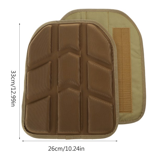 2 st väst kudde dyna väst bräda kropp utrustning väst EVA foder dyna 33x26cm Army Green