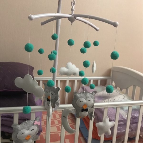 Spädbarn Mobil leksakssäng Bell Ljudbart hängande ställ för med skruvklo  för spjälsäng Inbyggd trevlig musik för baby 1 månad null - A 6816 | null -  A | 0.35 | Fyndiq