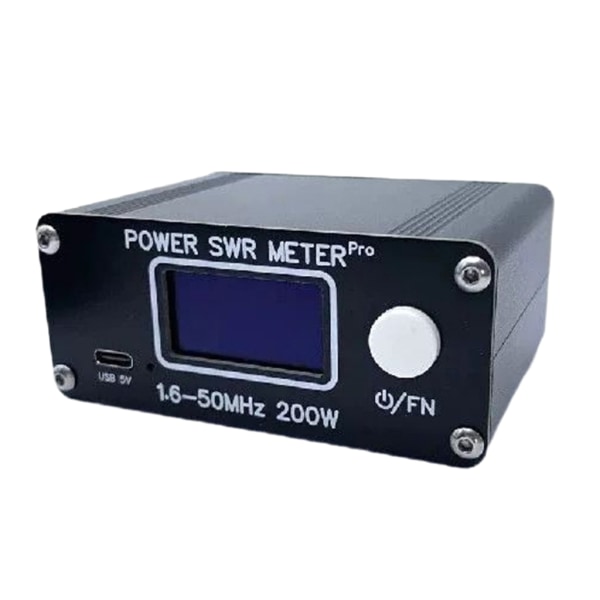Tarkka 1,6–50 MHz power SWR-mittari 200 W ja 1,29 tuuman suuri OLED-näyttö