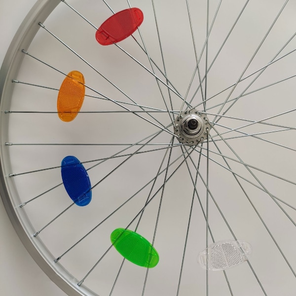 8 st/set Cykel Hjul Reflexer Cykel Reflexer för Cyklar Green