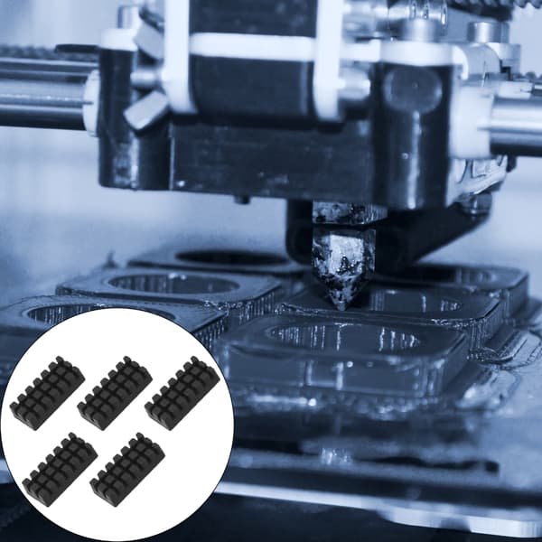 5 st uppgraderad silikonmunstyckstorkare munstycksborste för AD5X Hotend reservdel