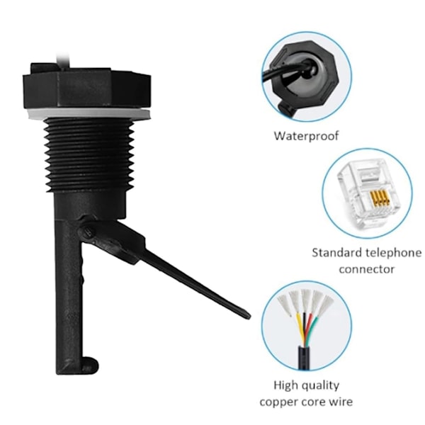 Pool Distribution Stream Change Transducer 15ft Cable Salt Chlorinator Security Device