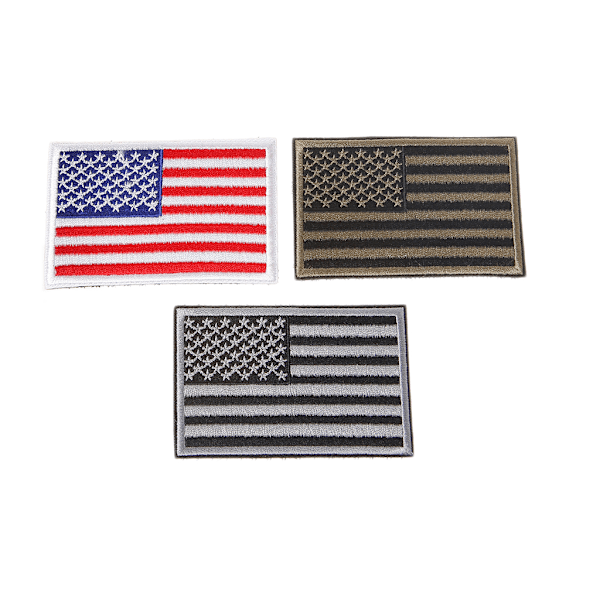 Amerikansk flag patch Det Forenede Staters flag USA taktik patch stolthed flag patch Green