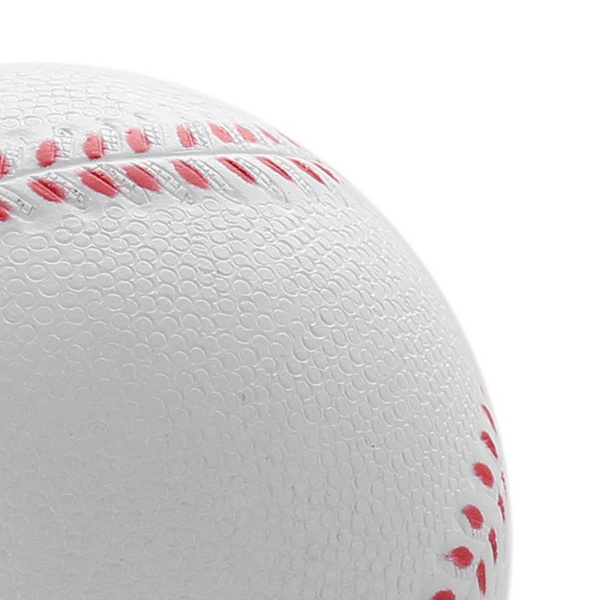 Elastisk Solid Practice Baseball, Blød PU Baseballs Træningsbold til Praksis White 7cm