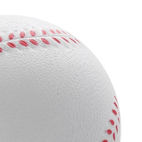 Joustava kiinteä harjoitusbaseball, pehmeä PU-harjoituspallo harjoitteluun White 7.5cm