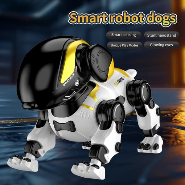 Interaktiv Programmerbar Robot Hundeleke for Barn Fjernkontroll Oppladbar