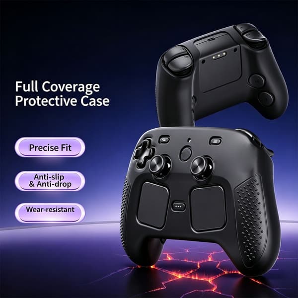 Silikonecover Fuld Kropsbeskyttelse Komfortabel til Steam Controller 2 Gamepad