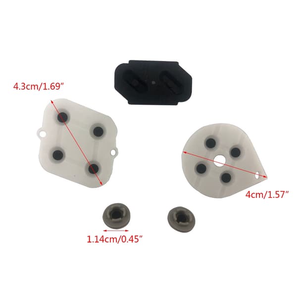 Gummipuder Knap Pad Tastatur Udskiftning Til SNES Controller Tilbehør