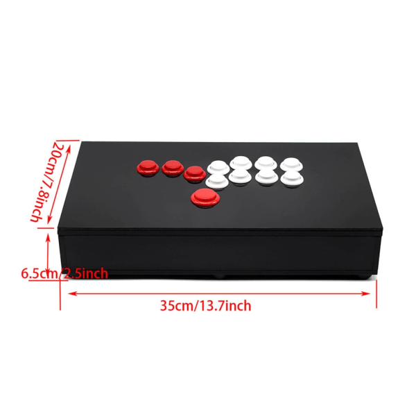 Spelhandtag med metallskal Alla knappar Hitbox Style Arcade Joystick Fight Stick Controller för PC-speltillbehör