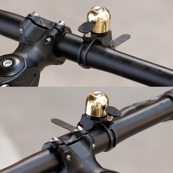 Cykelklokker Kobberlegering Cykel Alarm Landevejscykler Styr Ringe Høj Lyd Copper