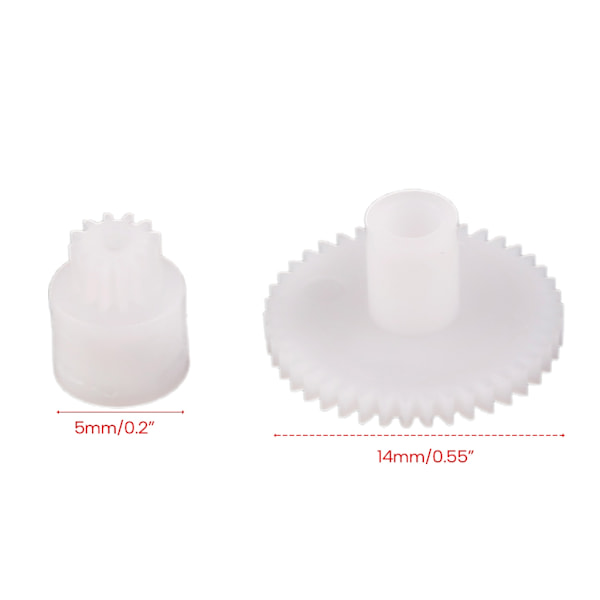 1 Set Universella Kugghjul för KX-79cw Kassettbandspelare