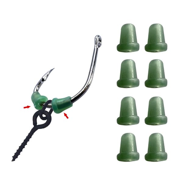 50 stk. krogstop perler ringe stoppere til karpe terminaler tackle fixator