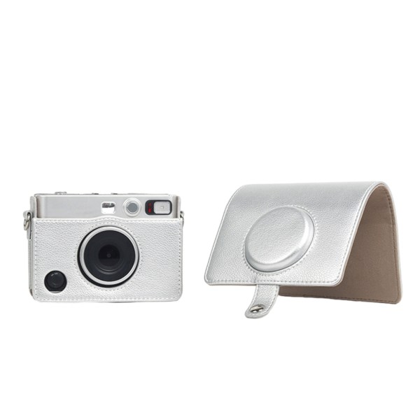Lämplig för Mini EVO case PU läder Vintage kamera skyddsväska Brown