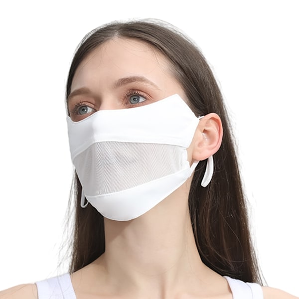 Sommer Ultraviolet Beskyttelsesmaske Is Silke Maske Åndbar Ansigtsmaske