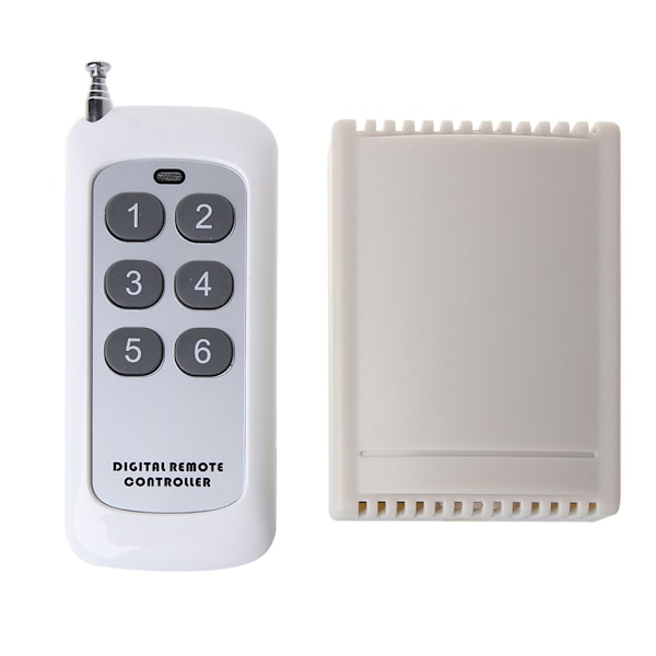 Radiofrekvensomkopplare Trådlös inlärningskod Fjärrkontroll Wifi för Smart Home Light RF-mottagare 12V 433Mhz Transmi